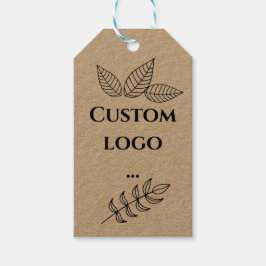 Eigene Logo-Geschenkmarke, Ersatz für Ihr Logo Geschenkanhänger