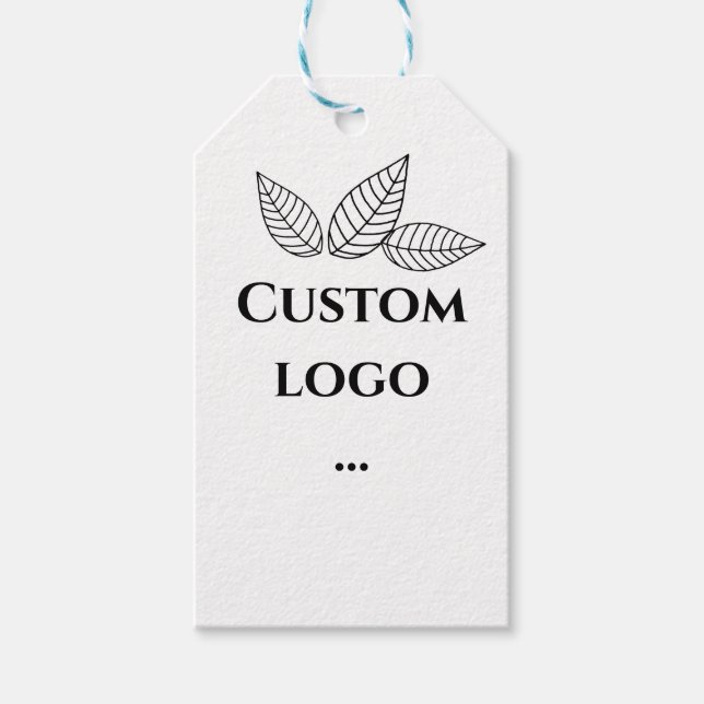 Eigene Logo-Geschenkmarke, Ersatz für Ihr Logo Geschenkanhänger (Vorderseite)