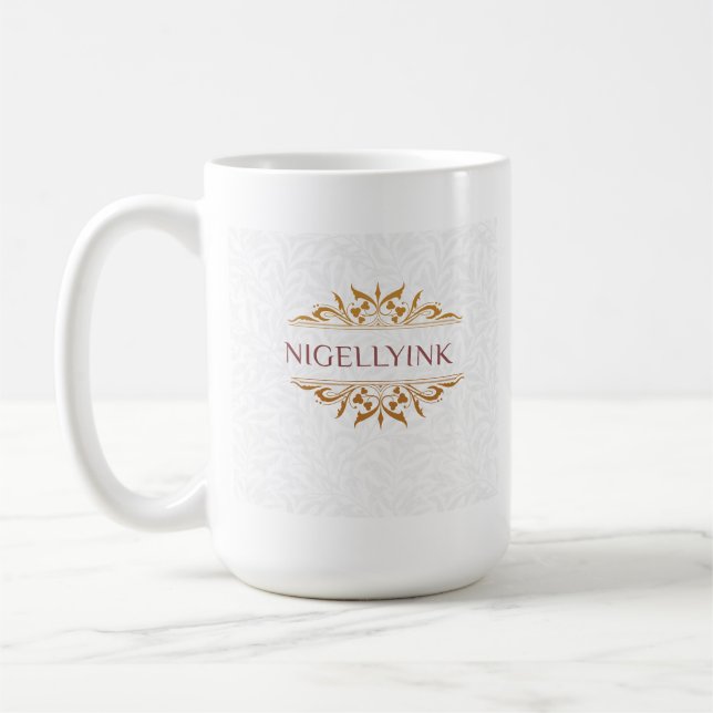 Eigene Markengestaltung Große Kaffeemaschine Tasse (Links)