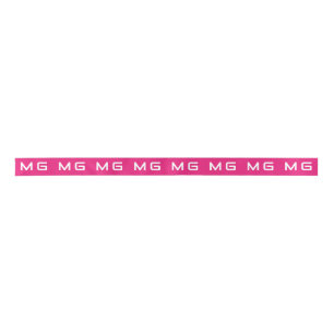 Eigene Markenlogos Rosa Farbband Satinband