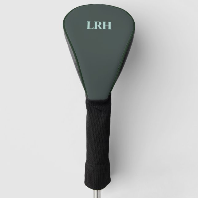 Eigene, moderne Monogramm-Sportart Golf Headcover (Vorderseite)