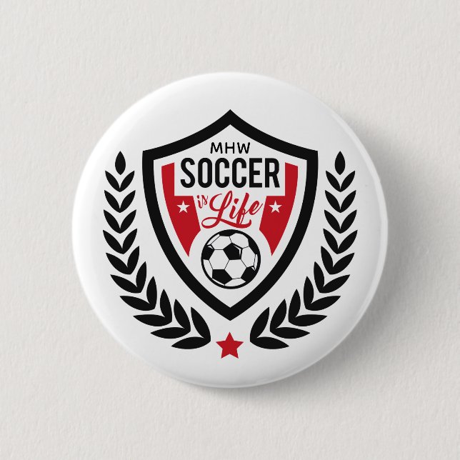 Eigene Monogram-Logo-Buttons Button (Vorderseite)