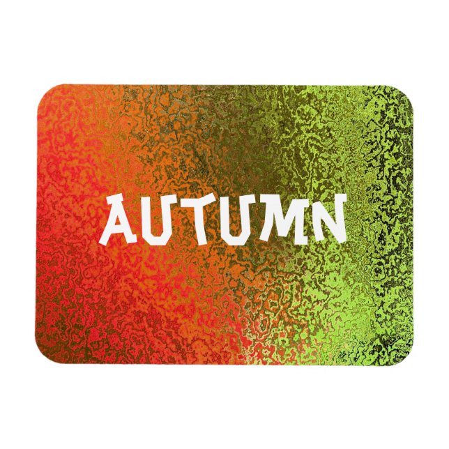 Eigene Namensschattierungen von Orange & Green Pre Magnet (Horizontal)