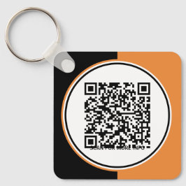 Eigene Orange-Werbefirmen Schlüsselanhänger