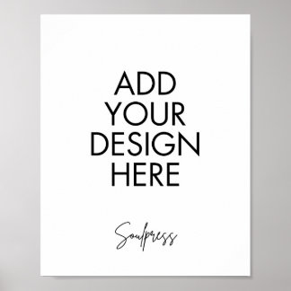 Eigene Print, 8 x 10 Zoll signieren Poster