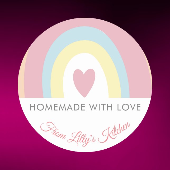 Eigene Regenbogensicherung Kleinaufkleber Runder Aufkleber (Von Creator hochgeladen)