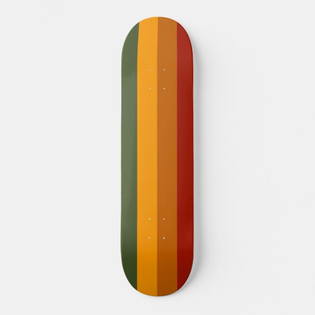 Eigene Skateboard Herbstfarben (Vorderseite)