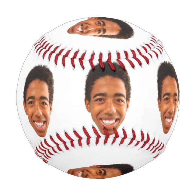 Eigene, sonnige Gesichtshälfte schneiden Fotos aus Baseball (Vorderseite)