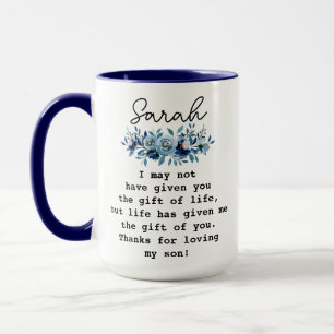 Eigene Tochter in Recht Geschenk von Mutter in Rec Tasse