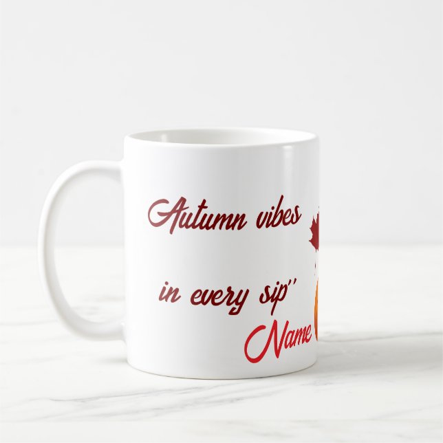 : Eigene Umarmung von Herbstvibes Kaffeetasse (Links)