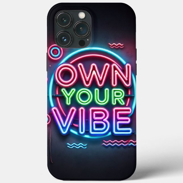Eigene Vibe - Neon iPhone Case (Rückseite)