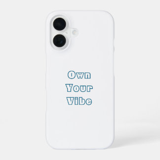 Eigene Vibe - Stilvolles iPhone 16 Back Case Hülle
