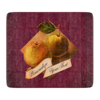 Eigene Vintage Äpfel Retro Frucht Alte Schule Schneidebrett
