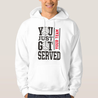 Eigene Volleyball Team Motto Hoodie