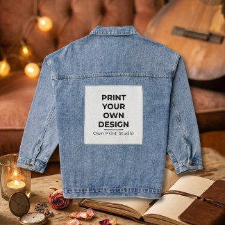 Eigenen Druck erstellen | Meinen eigenen Druck auf Jeansjacke