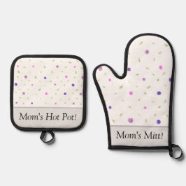 Eigener Backofen Mitt und Topfhalter Set - Geschen