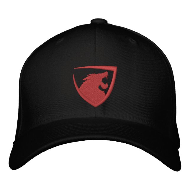Eigener, bestickter Hut für das Lycan Country Logo (Vorderseite)