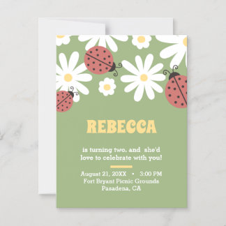 Eigener Blumengeburt Magneteinladung