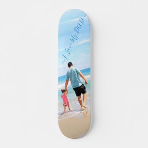 Eigener Design Benutzerdefinierter Foto-Text - Ich Skateboard