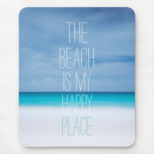 Eigener Foto-Strand ist mein Lieblingsplatz Mousepad (Vorne)