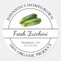 Eigener Garten Frische Bio Zucchini Marke