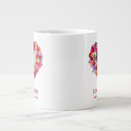 Eigener Hund, Katze, Haustier Foto Vatertag Rose H Jumbo-Tasse