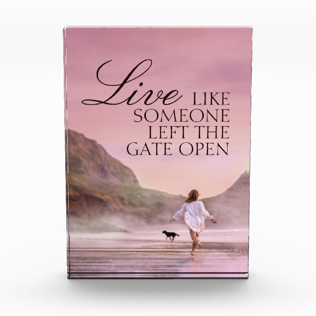 Eigener, inspirierender Angebotsstrand Fotoblock (Vorderseite)