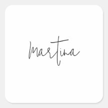 Eigener Name Einzigartig Elegant Schlichte Einfach