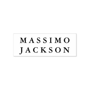 Eigener Name Professionell Trendig Minimalistisch Permastempel