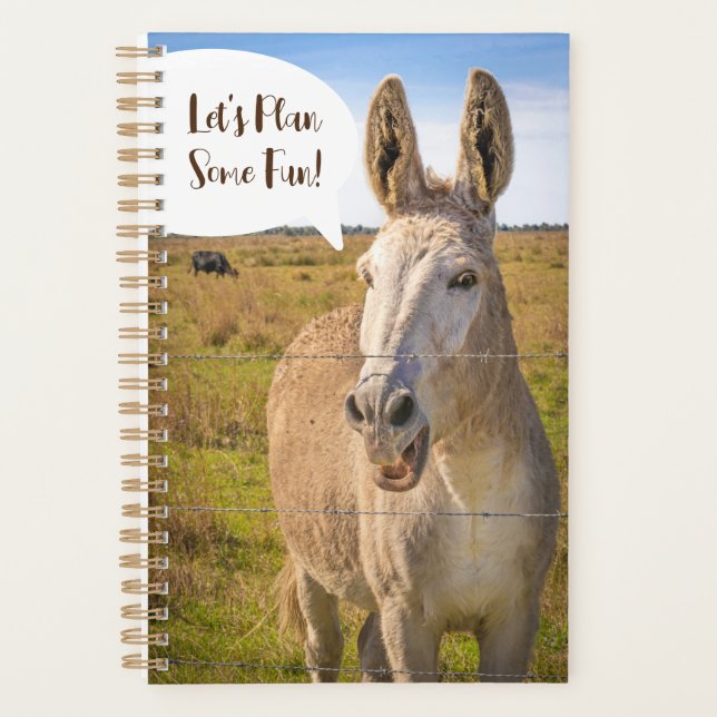 Eigener Planer "Happy Donkey" (Vorderseite)