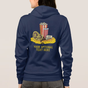 Eigener Text Movie Buff Hoodie