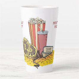 Eigener Text Movie Buff Milchtasse