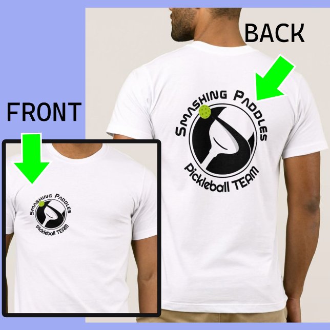 😍 Eigener Text Smashing Paddle T - Shirt (Von Creator hochgeladen)