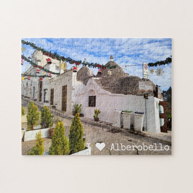 Eigener Text, Trulli Häuser in Alberobello (Horizontal)