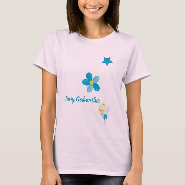 Eigener Text und Blume für die Fairy Godmets T - S T-Shirt (Vorderseite)