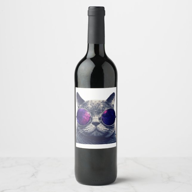 Eigener Wein (oder feiner Wein) Flaschenetikett (4 Weinetikett (Vorderseite)