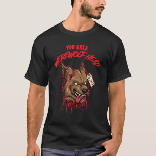 Eigener Werewolf-Kopf Halloween-Kostüm T-Shirt