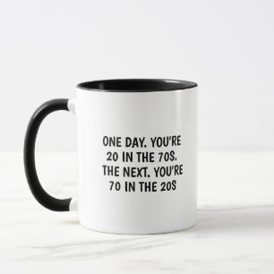 Eigenes 70. Geburtstagsgeschenk für Männer, lustig Tasse