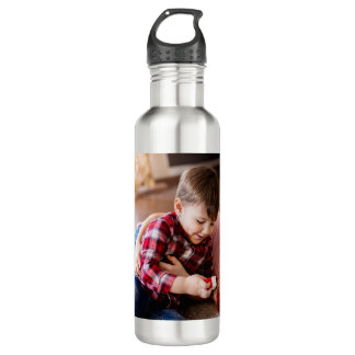 Eigenes benutzerdefiniertes Foto hinzufügen Edelstahlflasche