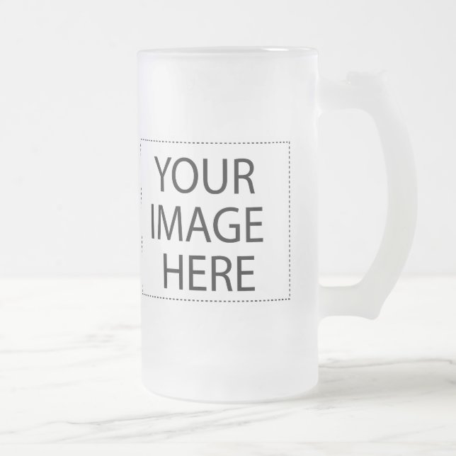 Eigenes Bild oder Text hinzufügen Mattglas Bierglas (Rechts)