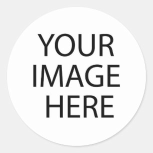 Eigenes Bild oder Text hinzufügen Runder Aufkleber