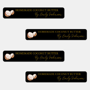 Eigenes Coconut-Butterblende-Etikett Etiketten