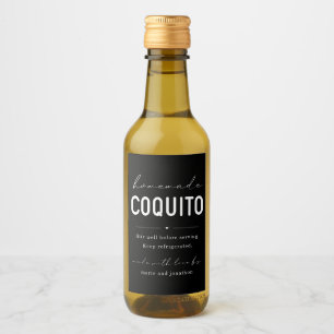 Eigenes Coquito-Flaschenetikett Weinetikett