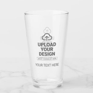 Eigenes Design mit individueller Nachricht Glas