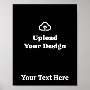 Eigenes Design mit individueller Nachricht Poster