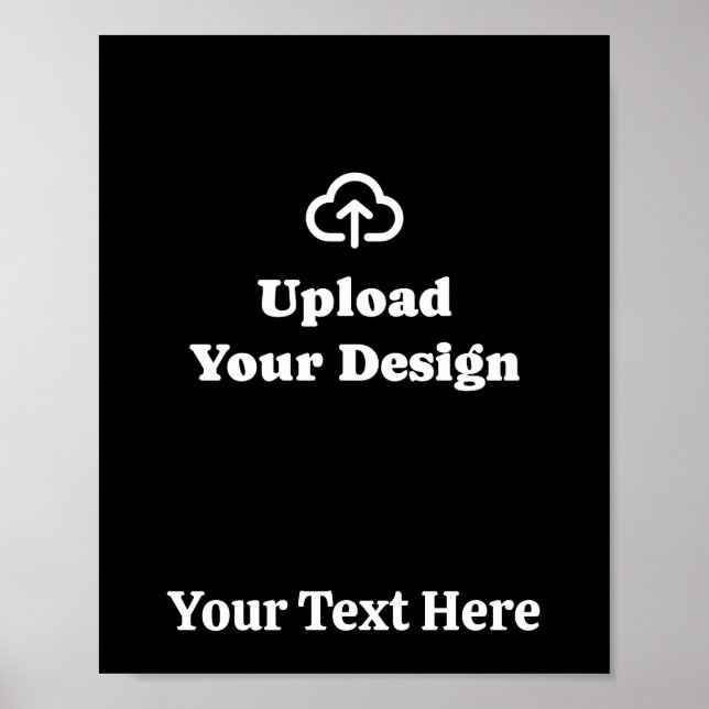Eigenes Design mit individueller Nachricht Poster (Vorne)
