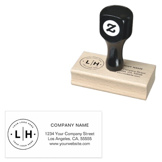 Eigenes Firmenlogo für Unternehmen Gummistempel (Stempel)