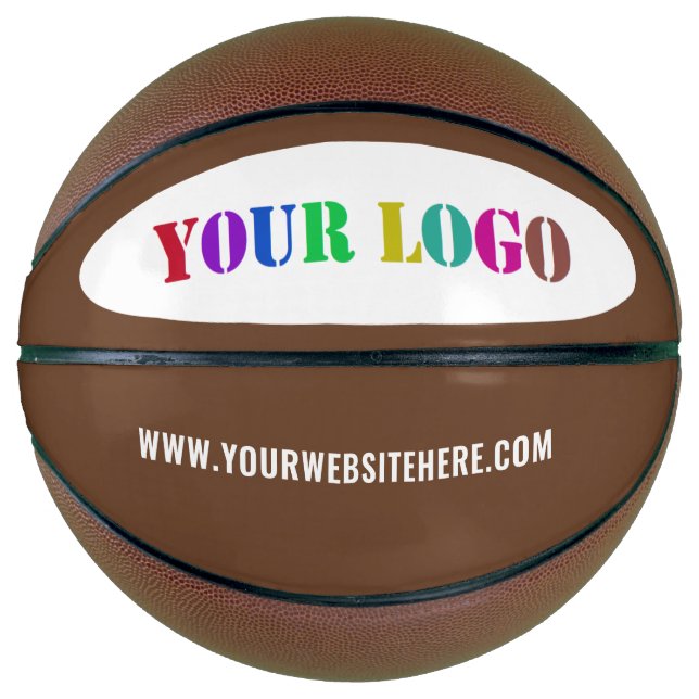 Eigenes Firmenlogo und Text für Ihr Basketball-Ges Basketball (Vorderseite)
