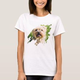 Eigenes Foto drucken Brush Stroke Vert. Bild T-Shirt