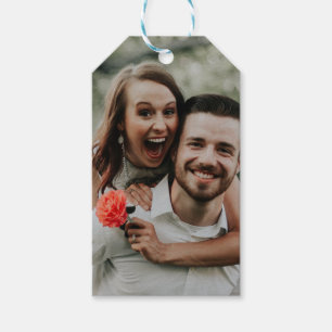 "Eigenes Foto hinzufügen" Geschenkanhänger
